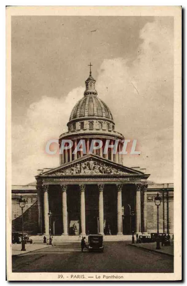 PARIS — Panthéon — Édition Jünter, n° 39 - Awers