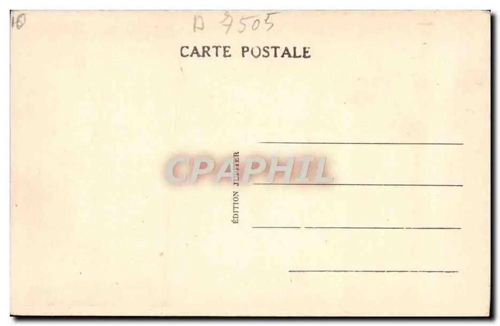 PARIS — Panthéon — Édition Jünter, n° 39 - Rewers
