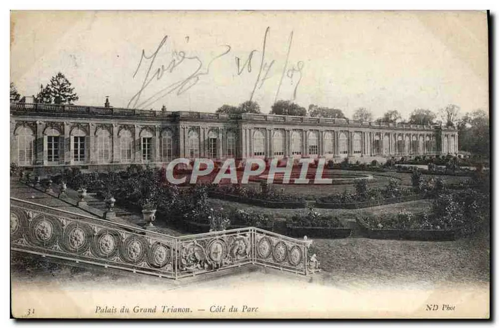 Palast des Grand Trianon — Parkseite — ND Phot - Vorderseite