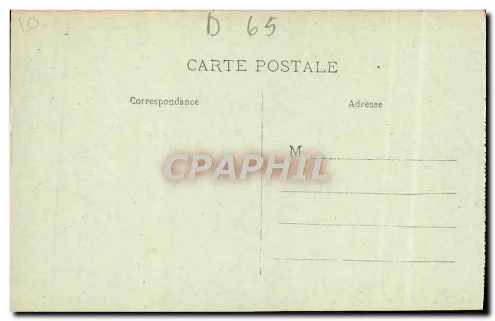 Gavarnie — Die große Kaskade von den Sarradet-Treppen aus gesehen — Verlag M.T. n°307 - Rückseite