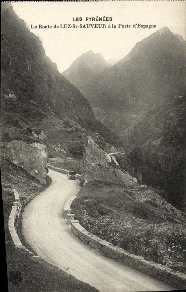 Die Pyrenäen — Die Straße von Luz-Saint-Sauveur zur Porte d'Espagne — n° 065 - Vorderseite