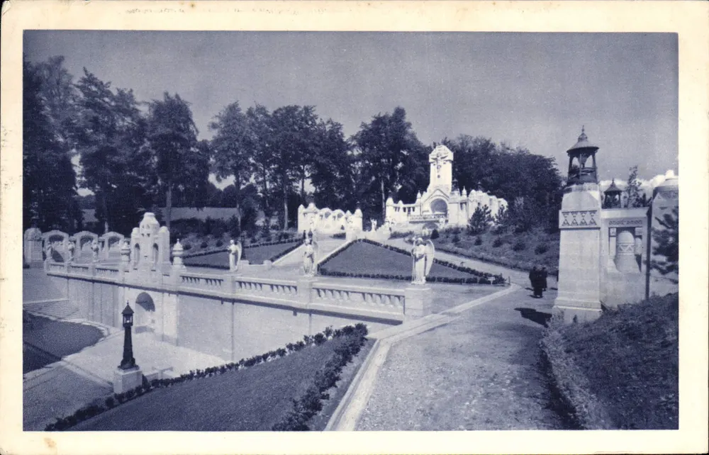 Die Basilika von Lisieux — Der äußere Weg des Kreuzes — Allgemeiner Blick — Drager-Paris - Vorderseite