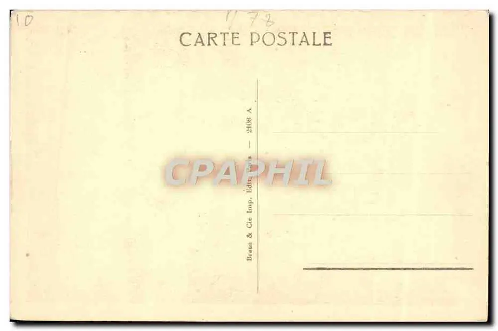 Petit Trianon — Der Musikpavillon — Braun & Cie Imp. Édit. Paris - Rückseite