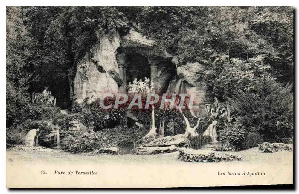 Os banhos de Apolo — Parque de Versailles — n°43 - Frente