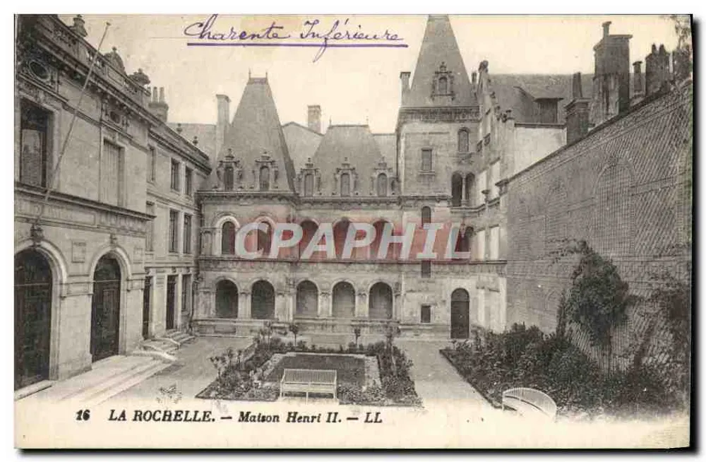 La Rochelle — Casa de Henri II — LL - Frente