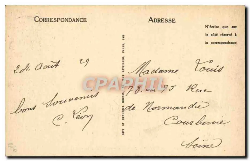 La Rochelle — Casa di Henri II — LL - Verso