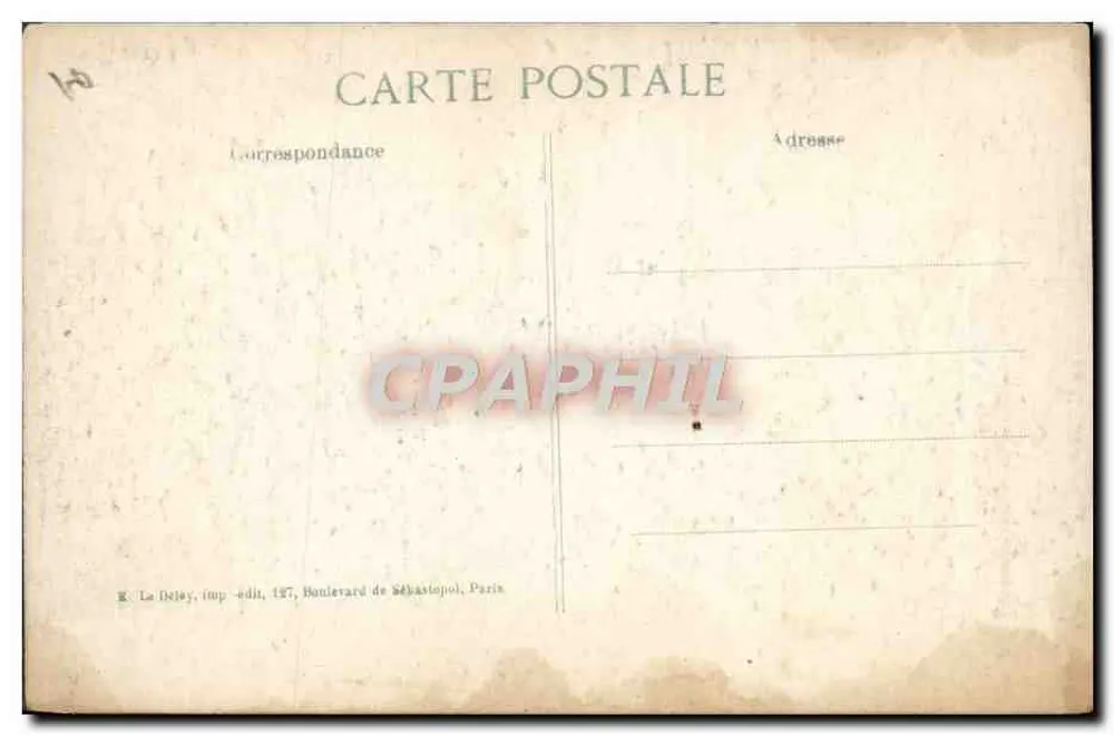 Champguyon — Batalha da Marne — E.D. (editor) - Verso