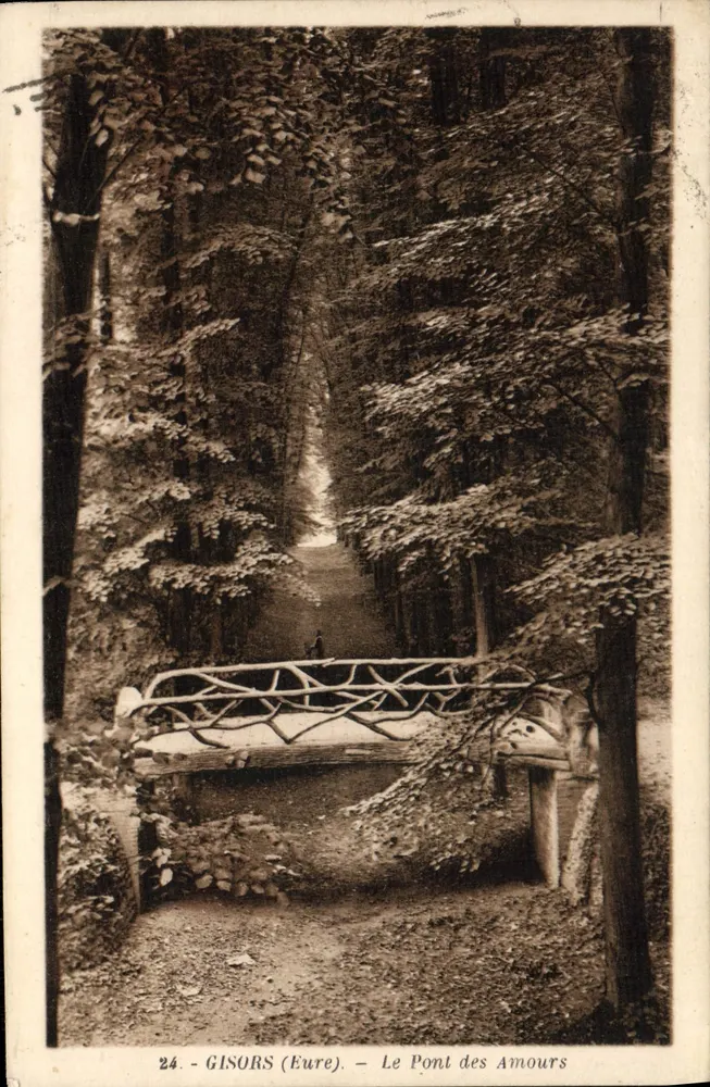 Gisors (Eure) — O Pont dos Amores — Edição Bourritz - Frente