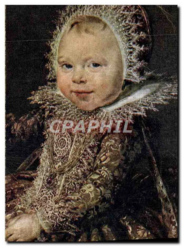 Die Gouvernante und das Kind (Detail) — FRANS HALS — Nationaler Kinderrat, Paris - Vorderseite