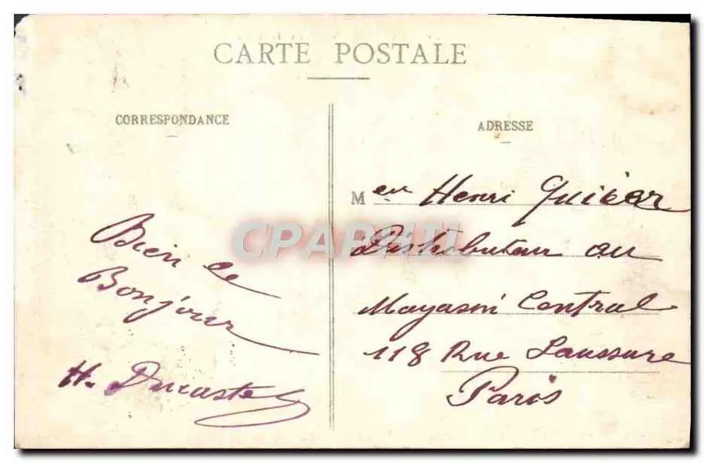 Rouen - Palácio de Justiça — C. V. 455 — editor C. V. - Verso
