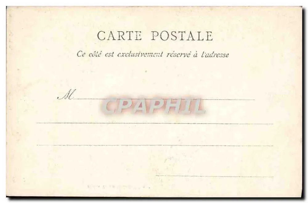 Les Invalides - La Chapelle — Parijs — C. I. C. n° 4:2 - Achterkant