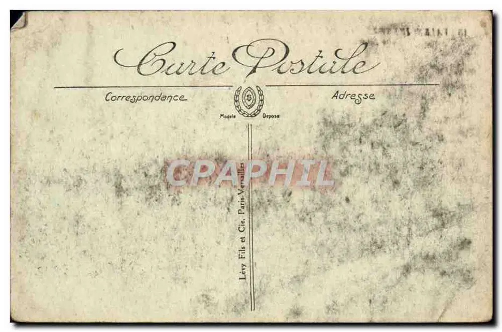Valenciennes — Il Museo visto dal Giardino — Lévy Fils & Cie, Parigi-Versailles - Verso