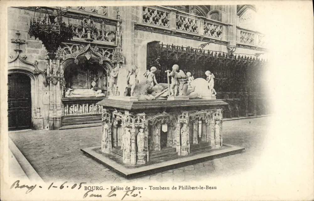 Bourg - Kirche von Brou - Grabmal von Philibert-le-Beau - Vorderseite