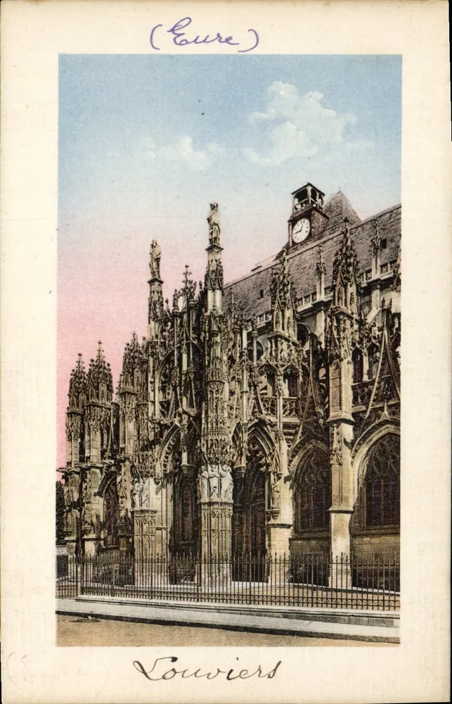 Louviers — Kirche Notre-Dame — Verlag Lévy & Neurdein, Nr. 43 - Vorderseite