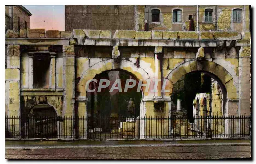 Nîmes - A Porta Augusta — editor O.P. Paris, n°18 - Frente
