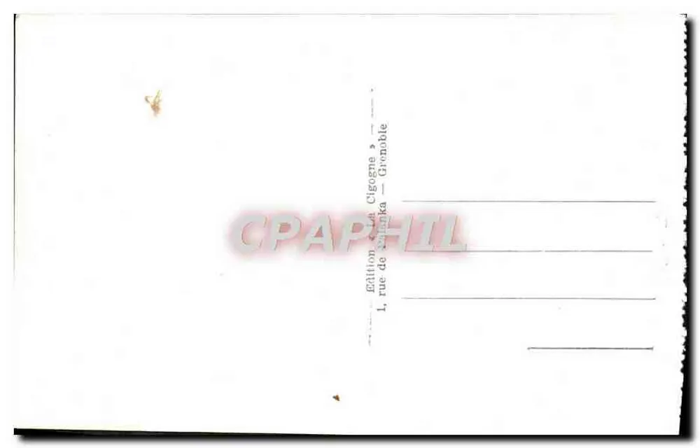 Os Grandes Goulets — Vista sobre a Balme de Rencurel — Cig — n° 1008 - Verso