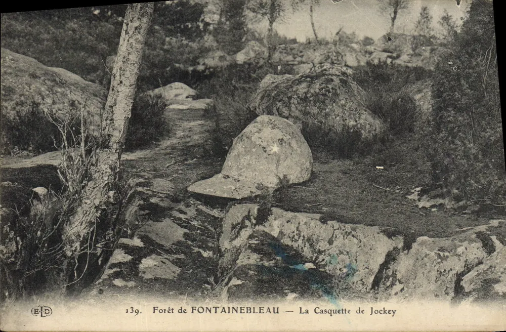Wald von FONTAINEBLEAU — Die Jockey-Mütze — Verlag E.D., Nr. 139 - Vorderseite