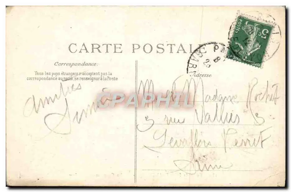 Wald von FONTAINEBLEAU — Die Jockey-Mütze — Verlag E.D., Nr. 139 - Rückseite