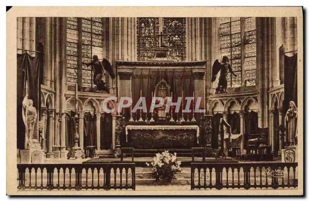 Kirche Saint-Sulpice-de-Favières (S.-et-O.) — Der Chor — Verlag Ramea - Vorderseite