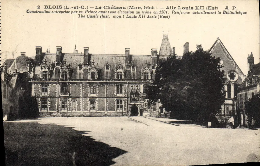 Blois (Loir-et-Cher) — Der Schloss, Flügel Louis XII (Ost) — Verlag A.P. - Vorderseite