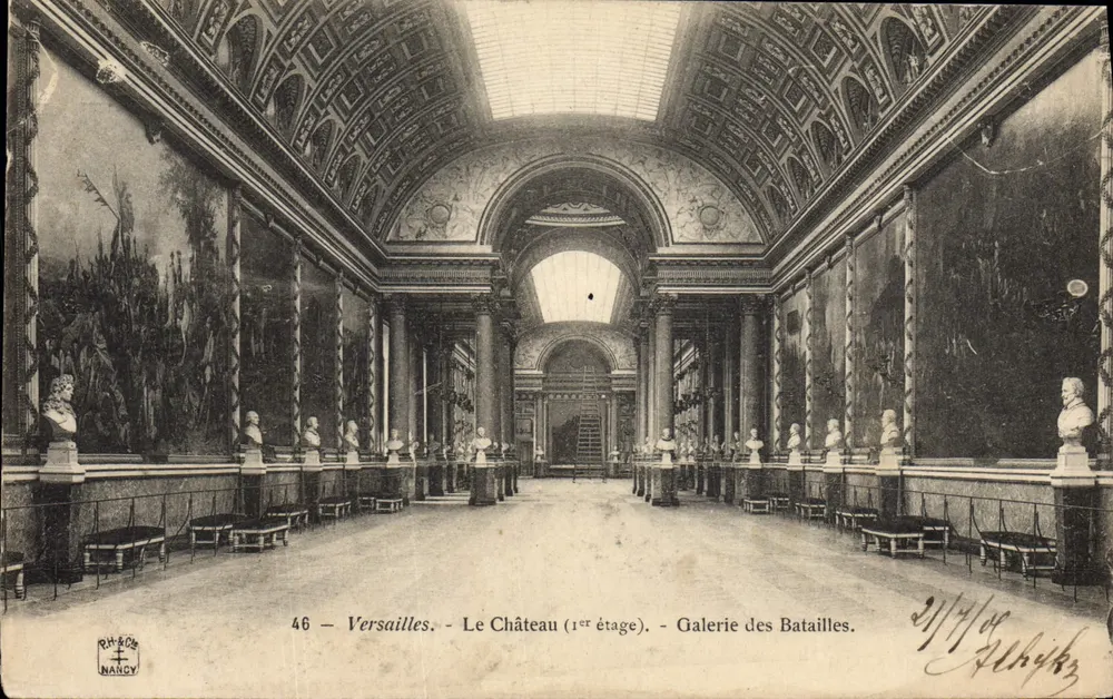 Versailles — Das Schloss (Erste Etage) — Galerie der Schlachten — Rhône Nancy, n°46 - Vorderseite