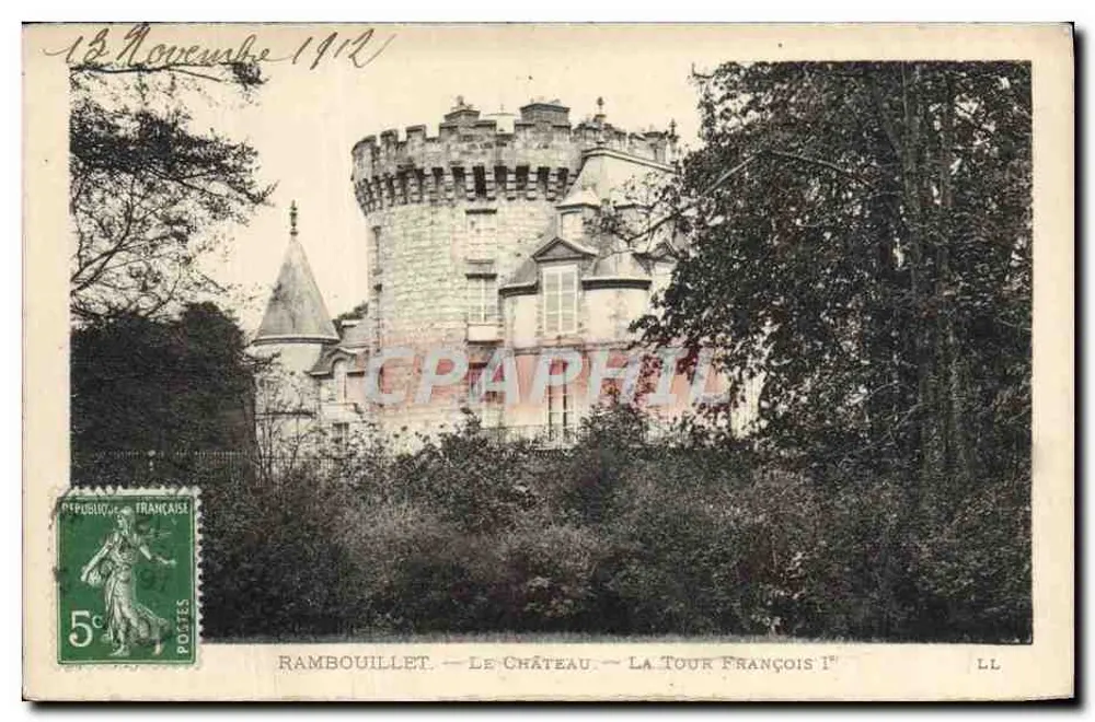 Rambouillet — Das Schloss — Die Turm François Iᵉʳ — LL - Vorderseite