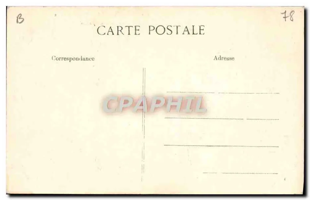 Versalhes — Grandes Eaux — O Carro de Apolo — Editor B.P.D. n°227 - Verso