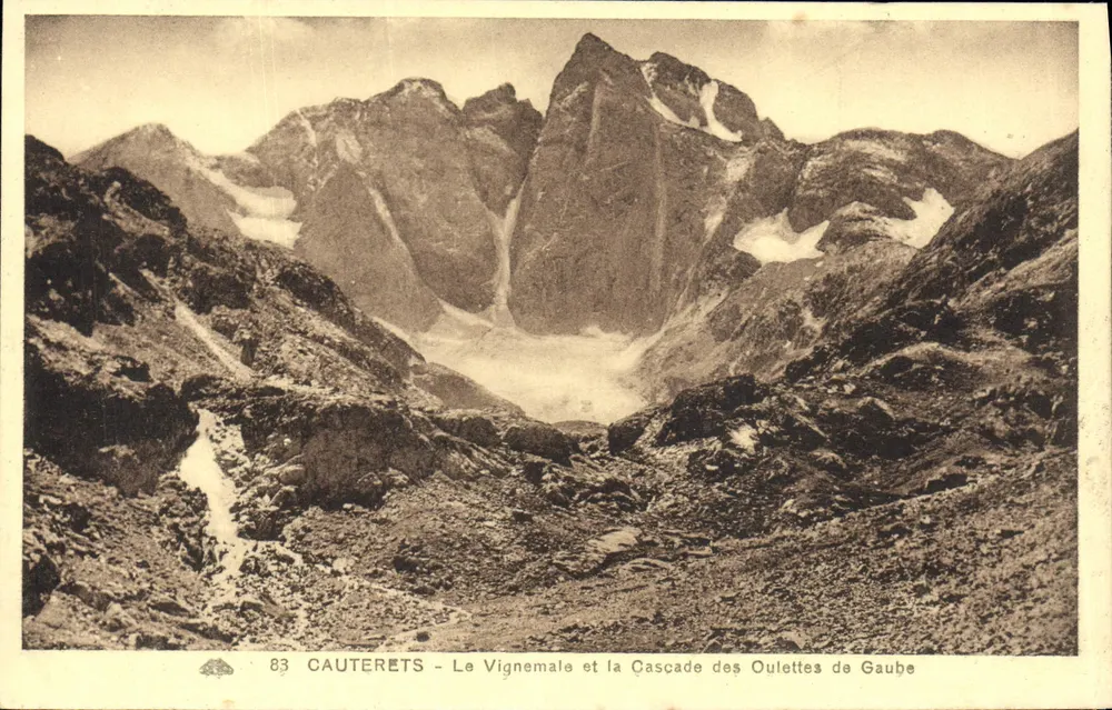 Cauterets - Der Vignemale und der Wasserfall der Oulettes de Gaube - 83 - Vorderseite