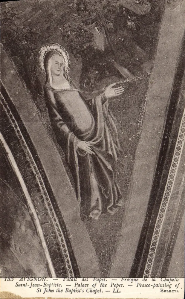 Saint-Jean-Baptiste — Palast der Päpste — Fresko der Kapelle — Selecta - Vorderseite