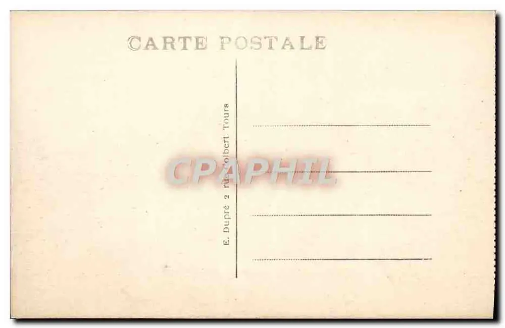 Ussé - O Castelo - Vista geral — A.P. - Verso