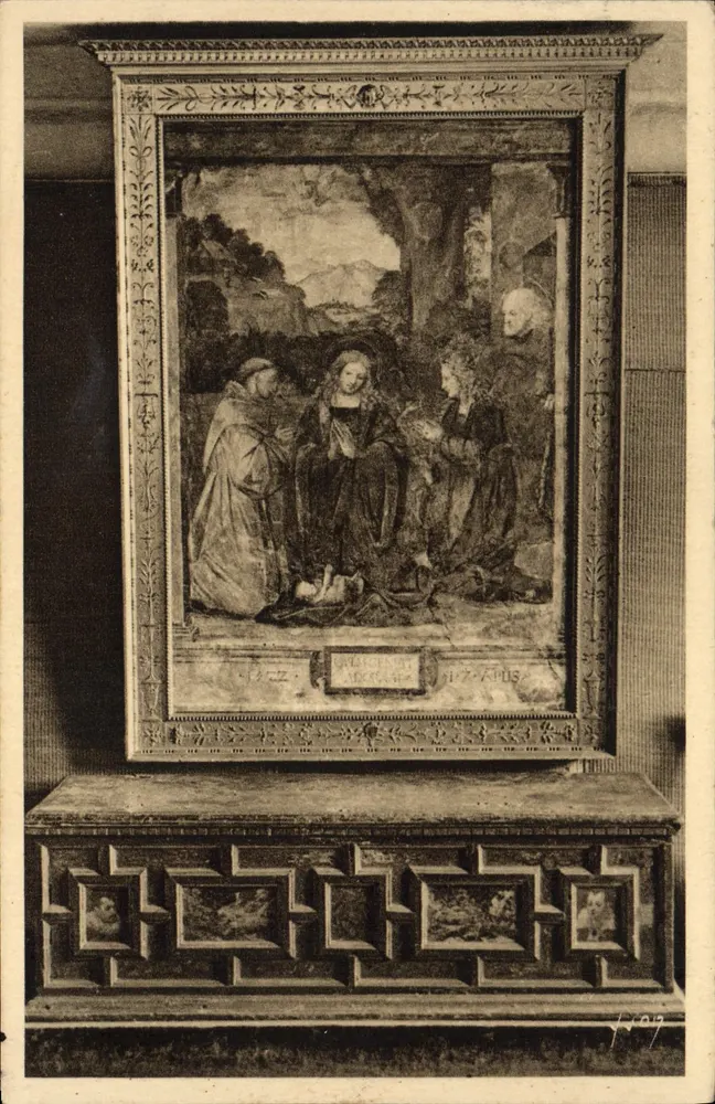 Castelo de Langeais — Fresco de Luini (século XVI) — Les Éditions d'Art Yvon, Paris - Frente