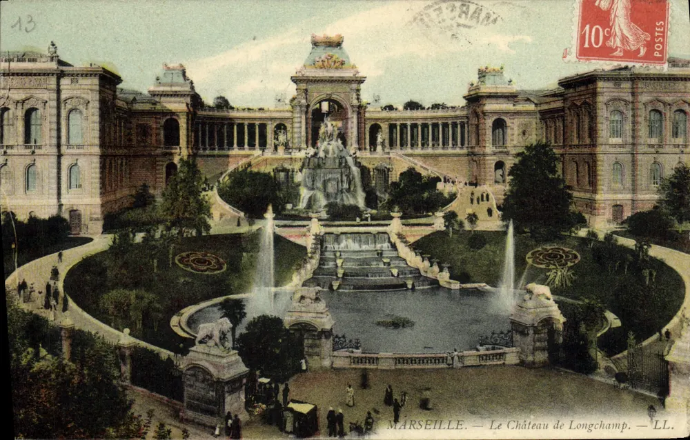 Marselha — O Castelo de Longchamp — LL. - Frente