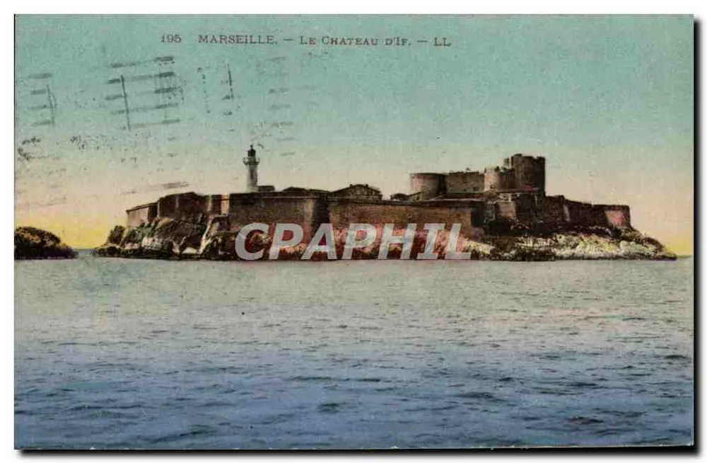 Marselha — O Castelo de If — LL - Frente