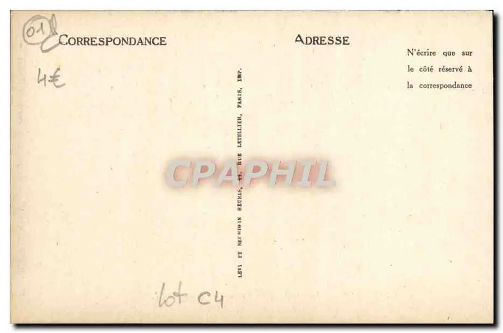 Bellegarde — Entrada da Perte do Rhône — LL - Verso
