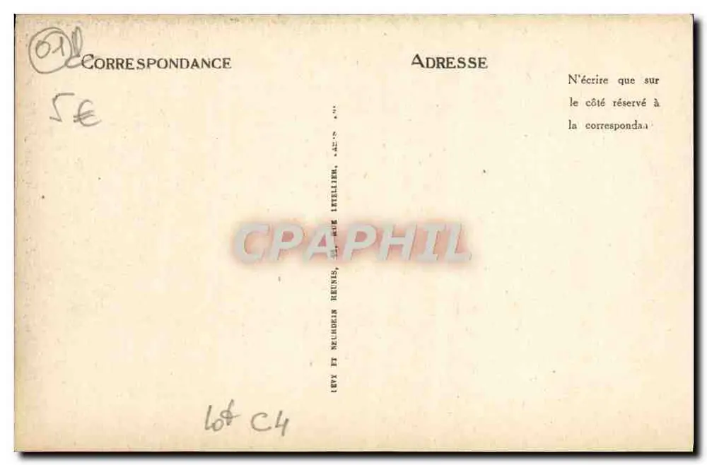 Bellegarde — Entrada da Perte do Rhône — LL - Verso