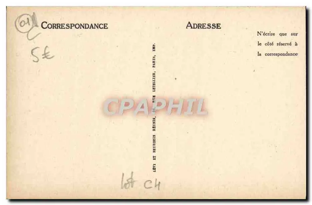 Béi-Legarde (Ain) — Os Barragens da Perte do Rhône — LL - Verso