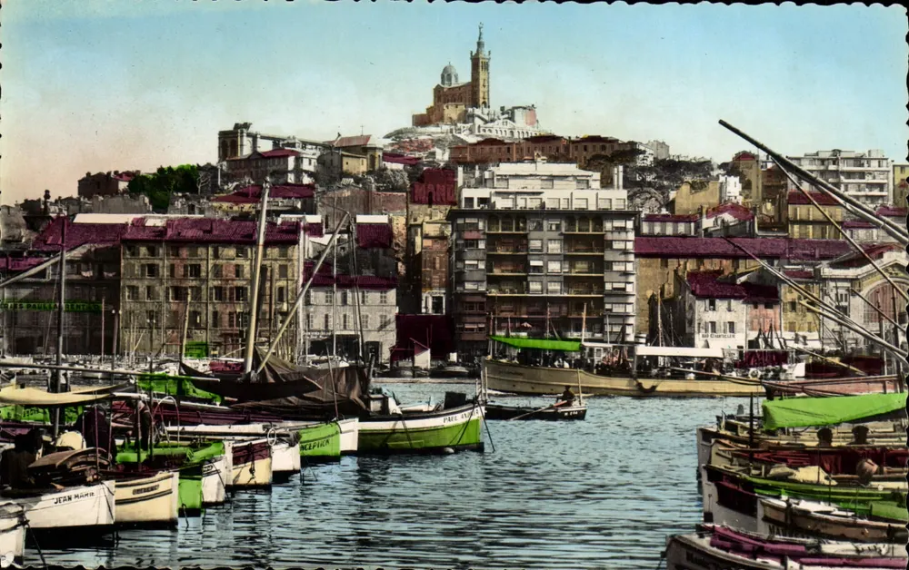 Marseille — Um canto do Porto — Société des Éditions de la Libération - Frente