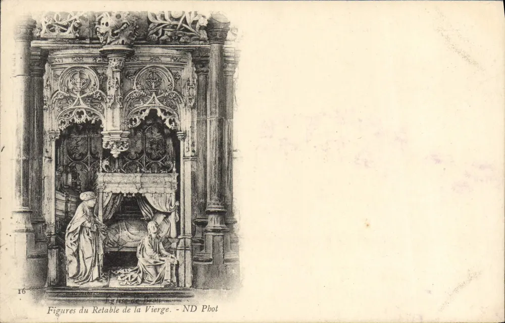 Figuras do Retábulo da Virgem — Igreja de Beon — ND Pbot - Frente
