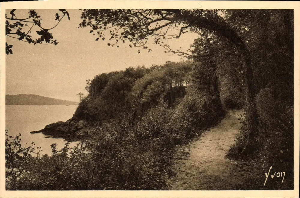 Dinard (Ille-et-Vilaine) — Ansicht des Estuariums der Rance von der Vicomté — Les Éditions d'Art Yvon, Paris - Vorderseite