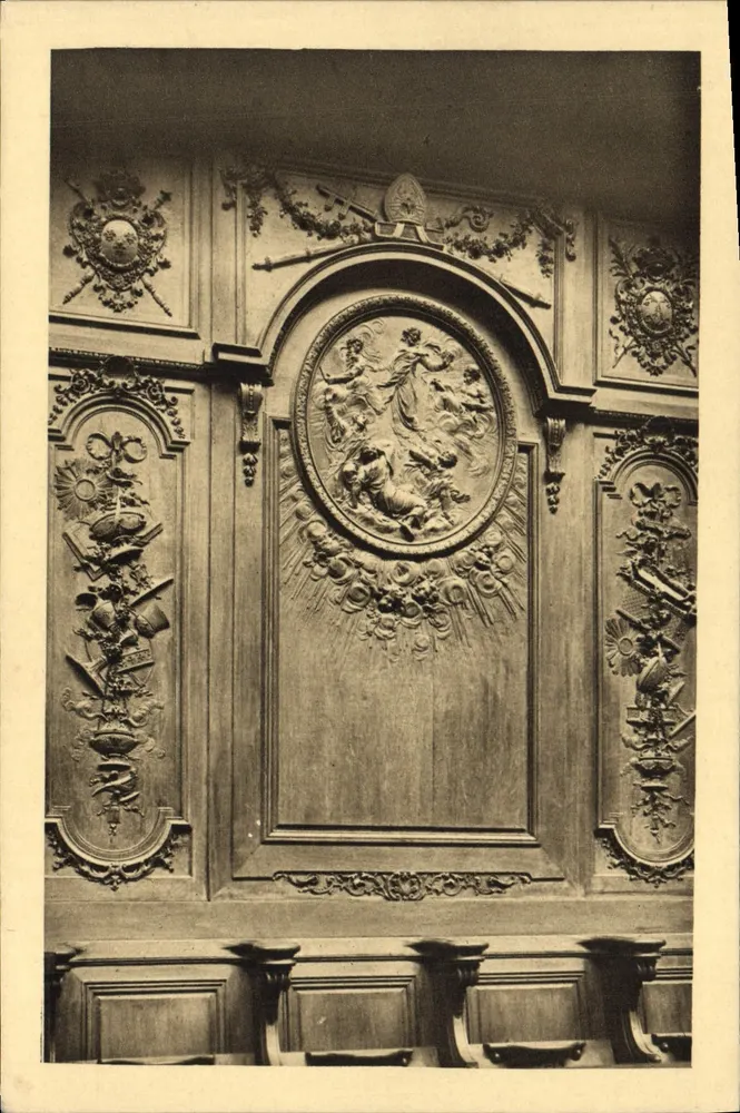 Orléans - Die Kathedrale - Kirche Sainte-Croix — Geschnitzte Holzarbeiten - Vorderseite