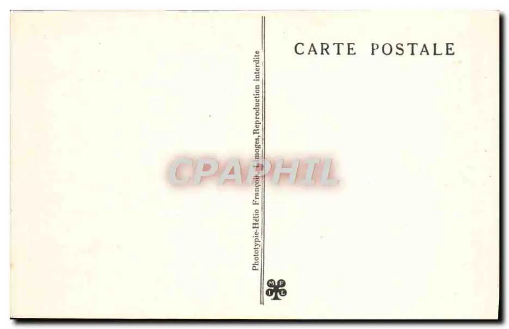 Poço de Padirac (Lot) — Lago dos Grandes Gours — Fototipia Hélio France - Verso