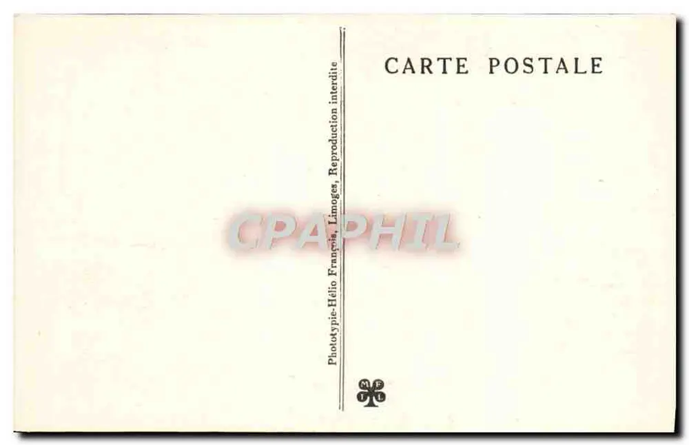 Puits de PADIRAC (Lot) — Molo e Lago dei Bouquets — Fototipia Hélio, Limoges - Verso
