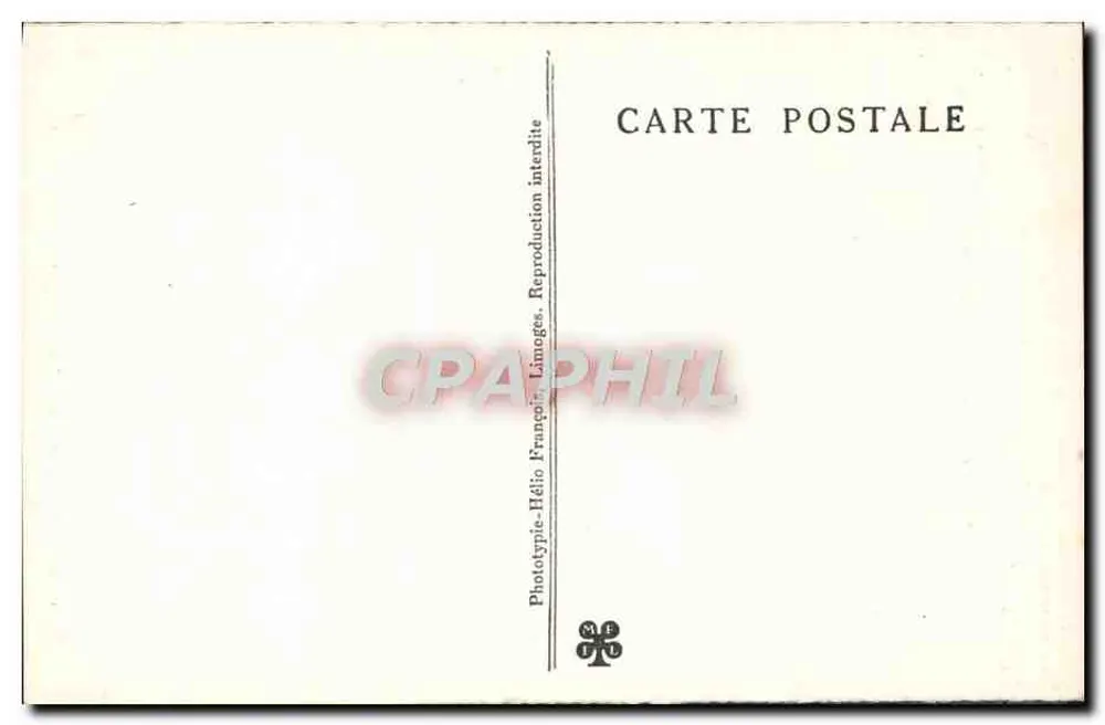Poço de PADIRAC (Lot) — Entrada da Gruta — Phototypie-Hélio-Française - Verso