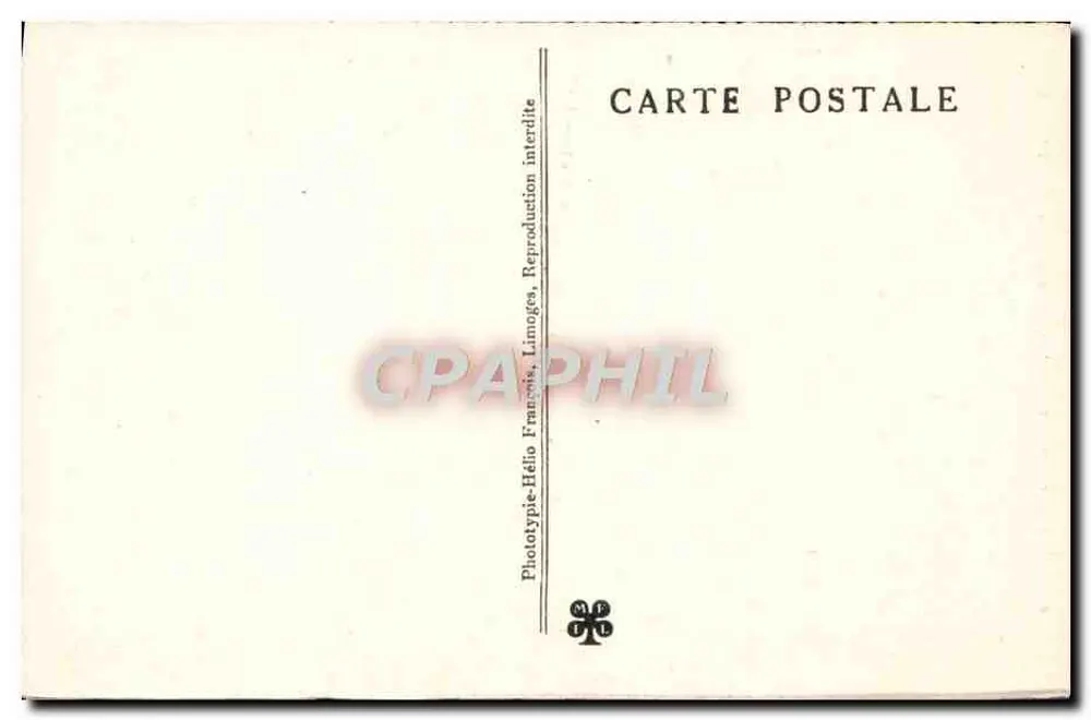 Poço de PADIRAC (Lot) — A grande Pendeloque — Fototipia Hélio, Limoges - Verso