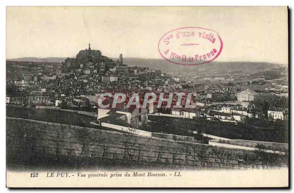 Le Puy - Allgemeiner Blick von Mont Rouzon - LL - Vorderseite