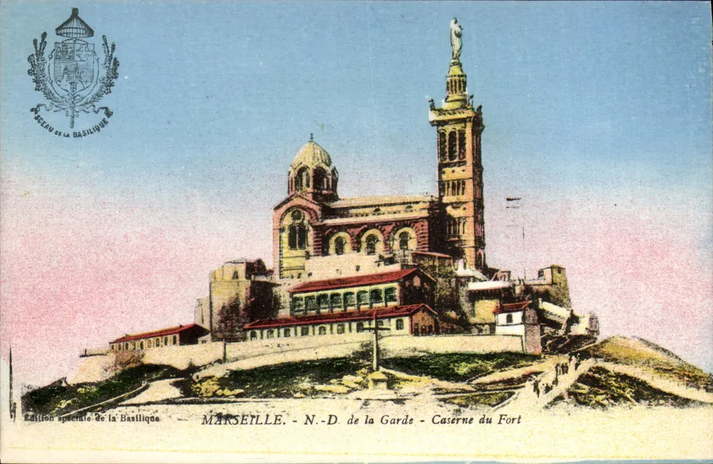 Marseille - Notre-Dame de la Garde - Kasernen des Forts — Sonderausgabe der Basilika - Vorderseite