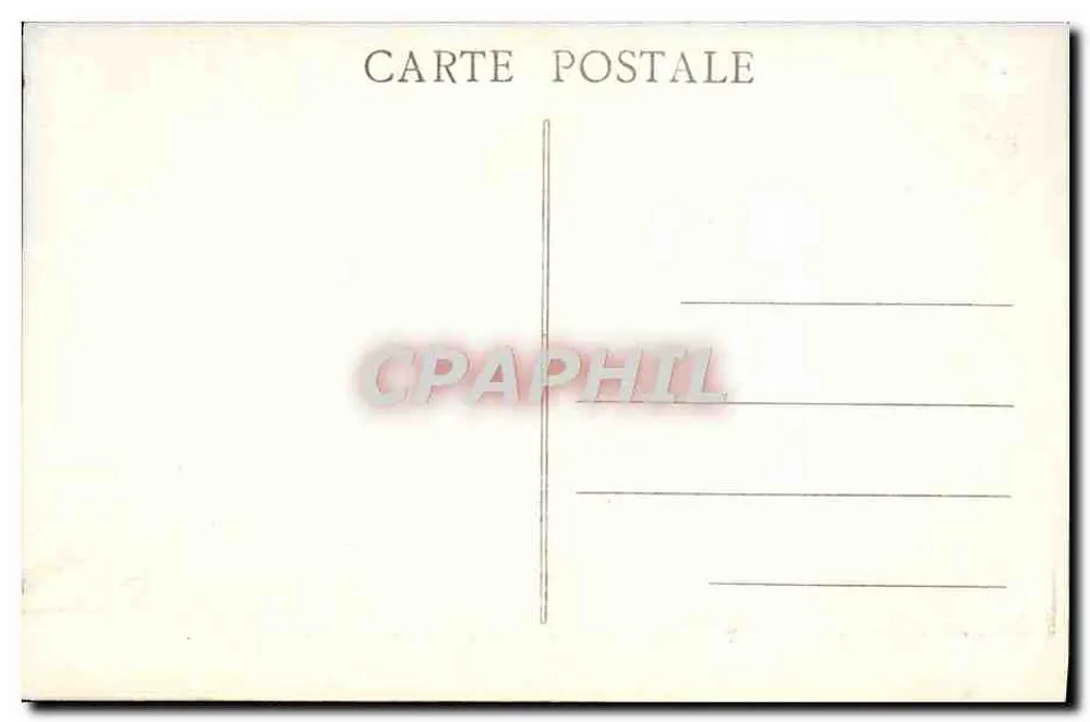 Marseille - Notre-Dame de la Garde - Kasernen des Forts — Sonderausgabe der Basilika - Rückseite