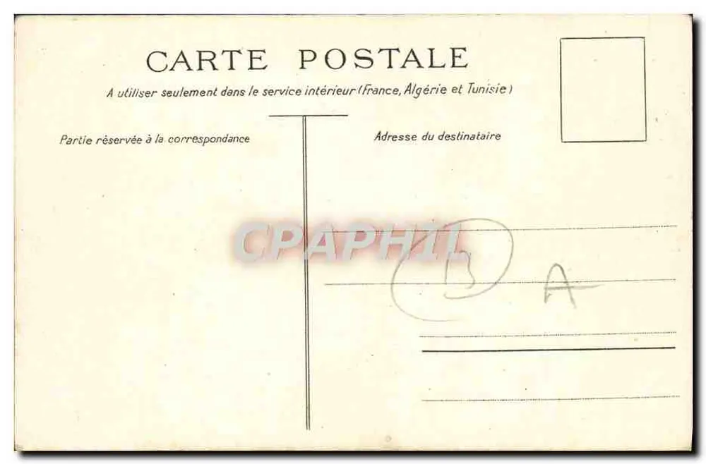 Marselha — O Prado — Edição C. Marlière - Marselha, n°25 - Verso