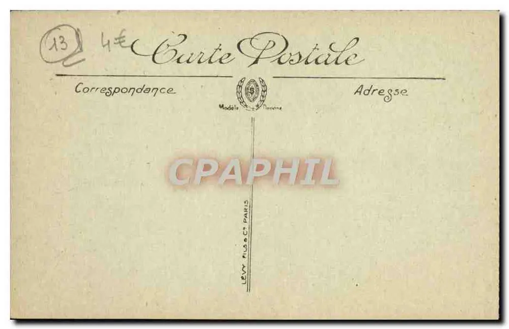 Marseille — La Corniche, l'Anse du Prophète und das Palace Hôtel — Serie 127, Verlag S. H. R. C. T. - Rückseite
