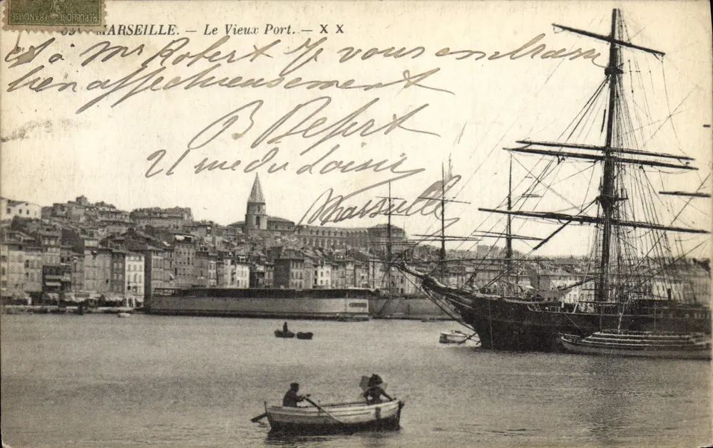 Marseille — Der alte Hafen — unbekannter Verlag, Seriennummer nicht sichtbar - Vorderseite